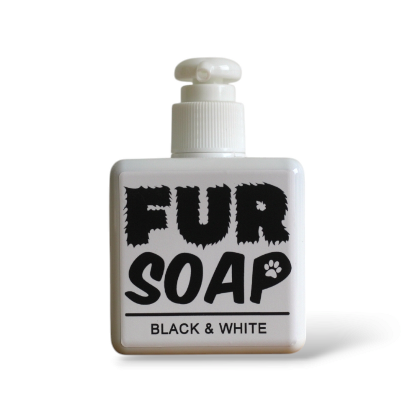 Fur soap black & white
