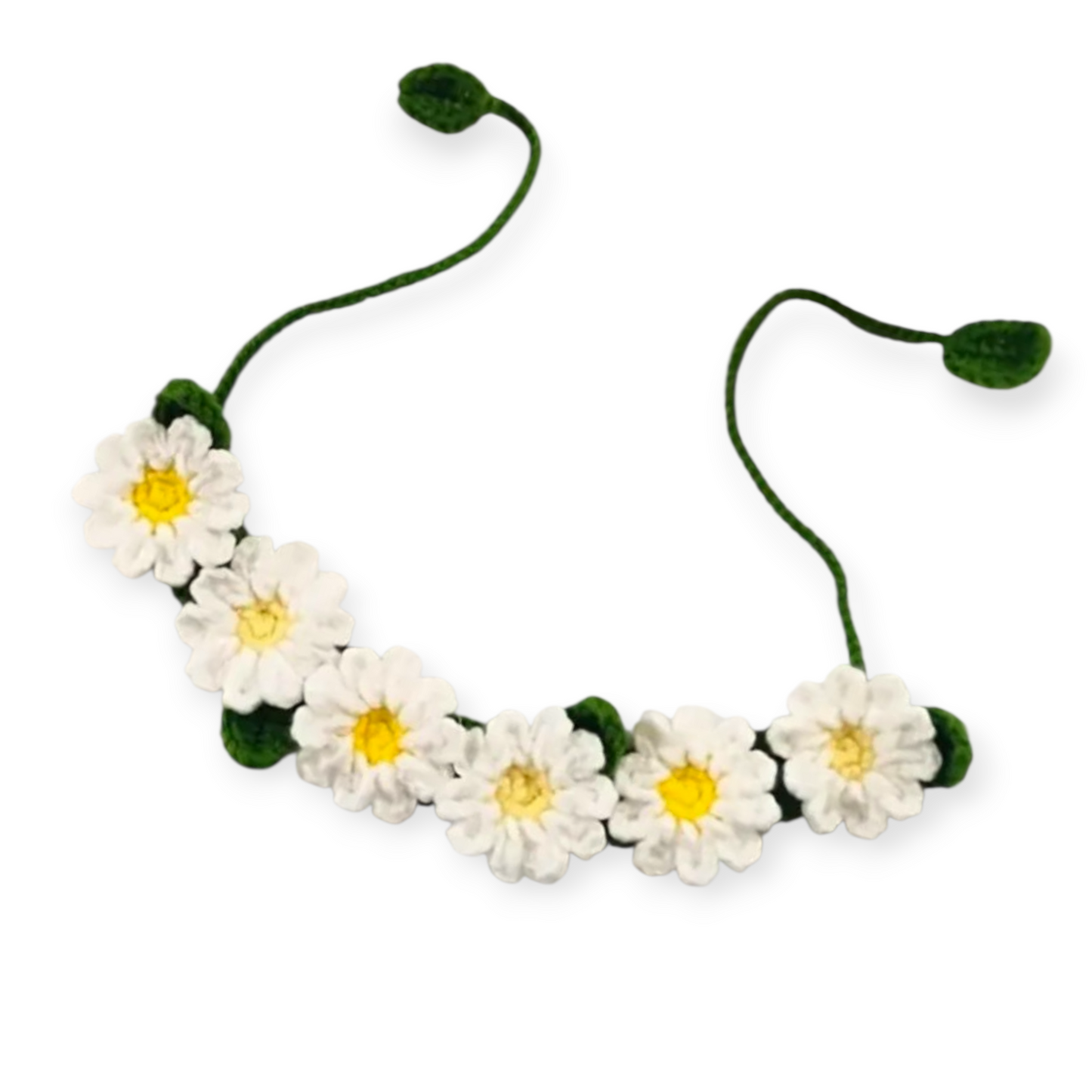 Gehaakte bloemenkraag